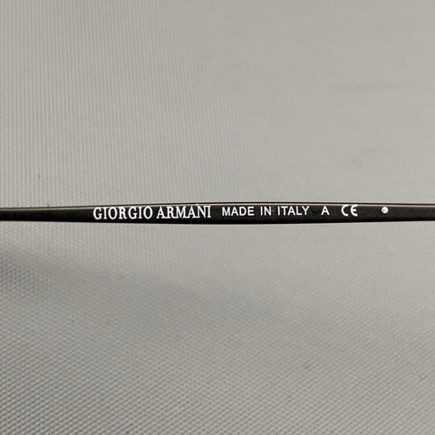 GIORGIO ARMANI AR 6080 Black Metal Aviator Sunglasses
