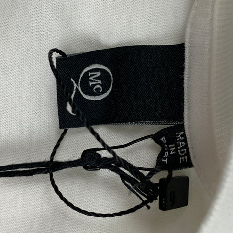MCQ by ALEXANDER MCQUEEN Size L White Red Graphic Cotton T-shirt