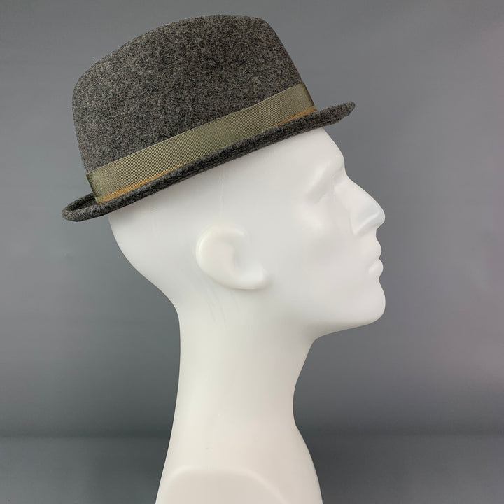 RAG & BONE Size S Gray Textured Wool Hat