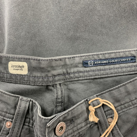 ADRIANO GOLDSCHMIED Size 33 Dark Gray Cotton Jean Cut Casual Pants