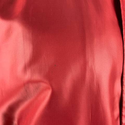 CELINE Size 44 Red Polyester Bomber Jacket