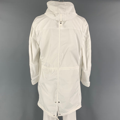 COMME des GARCONS HOMME Size L Solid Polyester Parka Coat
