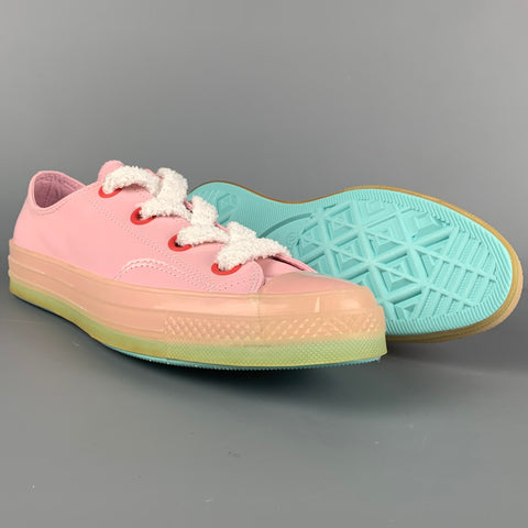 CONVERSE x J.W ANDERSON Size 10 Pink White Low Top Sneakers