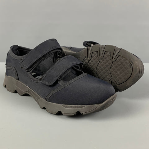 MARNI Size 6 Black Hook & Loop Closure Sneakers