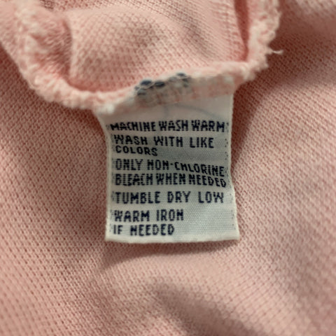POLO by RALPH LAUREN Size M Pink Cotton Buttoned Polo