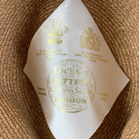 LOCK & CO HATTERS Size M Tan Straw Hats