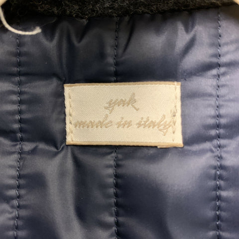 MASSIMO ALBA Yack Chest Size L Charcoal & Grey Solid Jacket