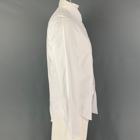 BAND OF OUTSIDERS Size M White Cotton Button Down Long Sleeve Shirt