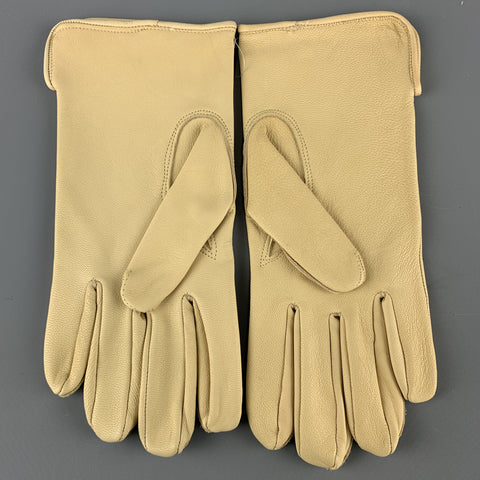 VINTAGE Table Cut Taille 9 Gants en cuir kaki