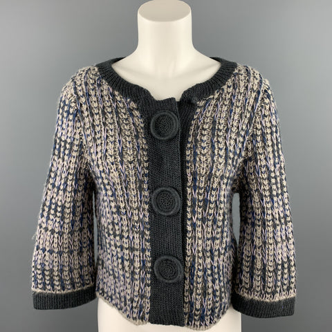 MARC by MARC JACOBS Taille M Veste en laine tricotée grise