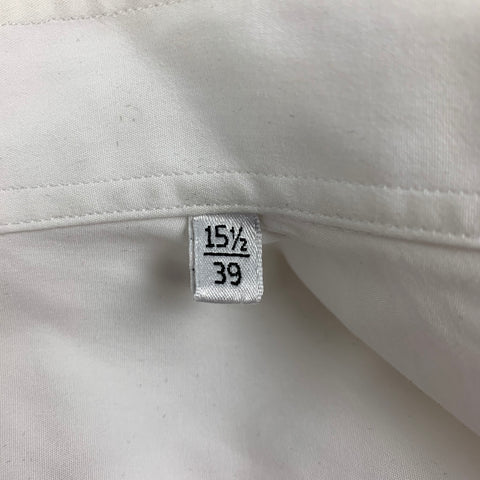 VERSACE COLLECTION Trend Size S White Cotton Button Up Long Sleeve Shirt
