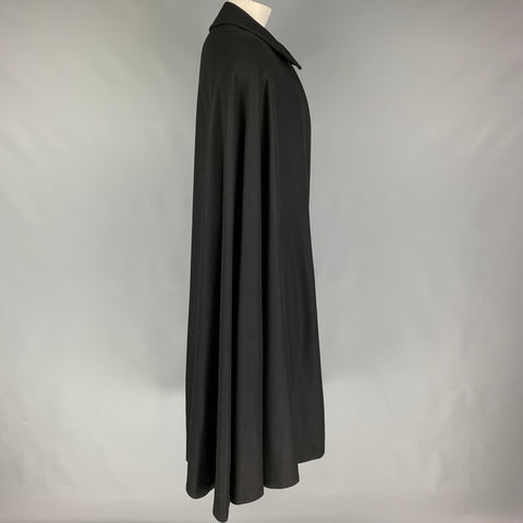 J.PETERMAN Size L Black Red Cape
