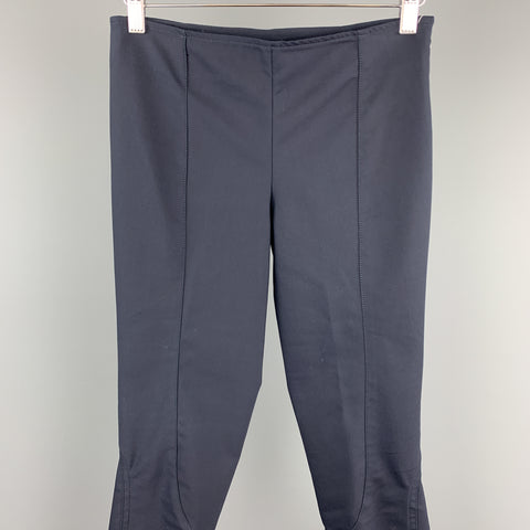 THE ROW Size XS Navy Slim Leg Riding Style Dress Pants