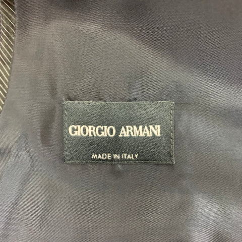 GIORGIO ARMANI Size 40 Navy Wool Cashmere Buttoned Vest