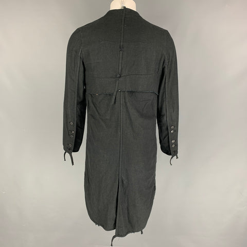 ALEKSANDR MANAMIS Charcoal Linen Viscose Single Breasted Sport Coat