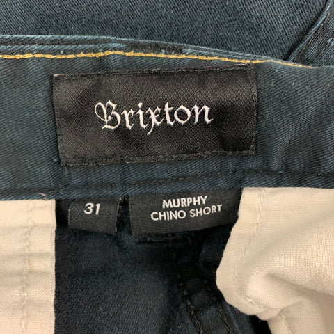 BRIXTON Size 31 Black Cotton Chino Shorts