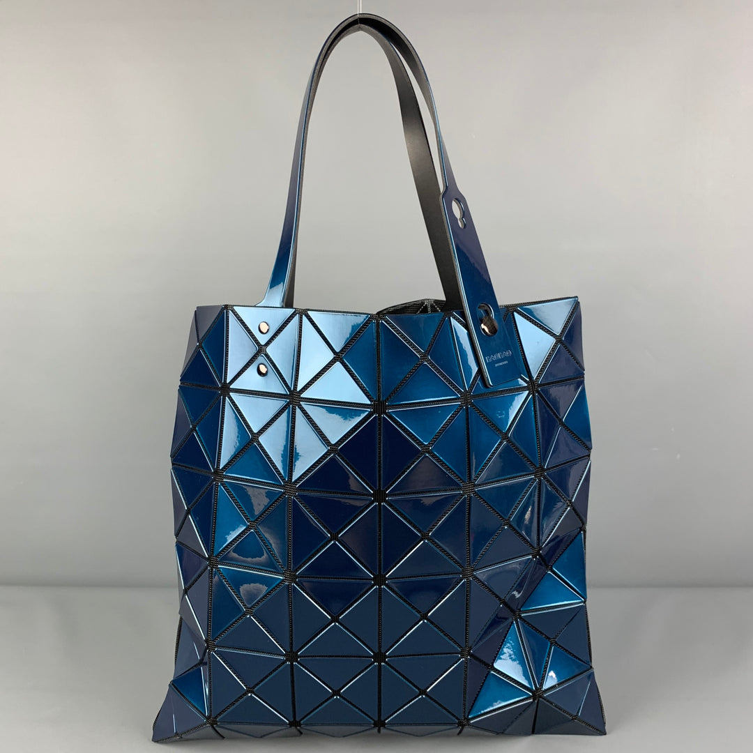 ISSEY MIYAKE BAO BAO Blue Geometric Acetate Tote Bag