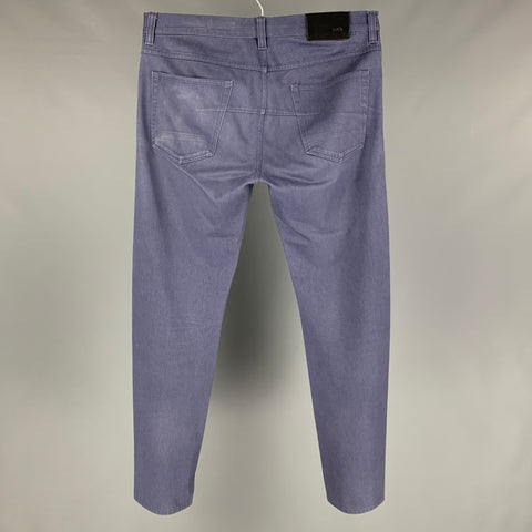 WINGS + HORNS Size 34 Blue Button Fly Casual Pants