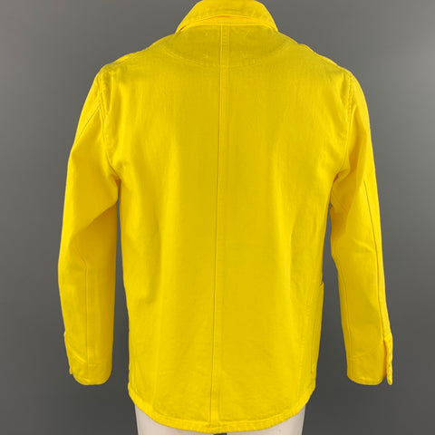 LEVI'S MADE & CRAFTED Size M Yellow Cotton Worker Jacket