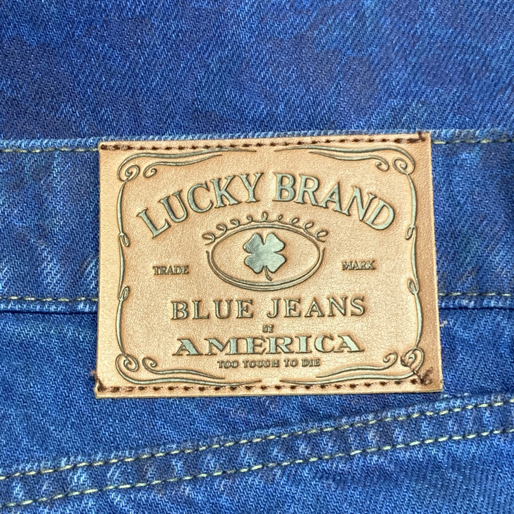 LUCKY BRAND Size 32 x 32  Blue Dyed Denim Jeans