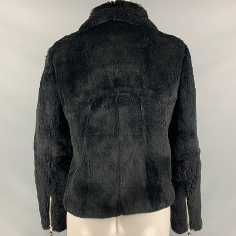 ADRIENNE LANDAU Chaqueta Negra Talla M (Exterior)