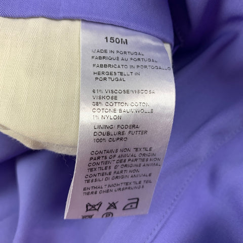 PAUL SMITH Size 34 Lavender Viscose Blend Zip Fly Dress Pants
