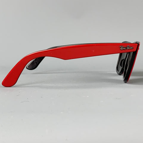 Vintage RAY-BAN Red Acetate Wayfarer Sunglasses