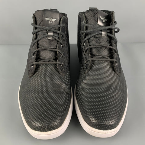 CREATIVE RECREATION Size 12 Black Nylon Lace Up Sneakers