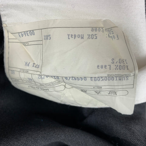 ISAIA Size 32 Dark Gray Lana Wool Dress Pants