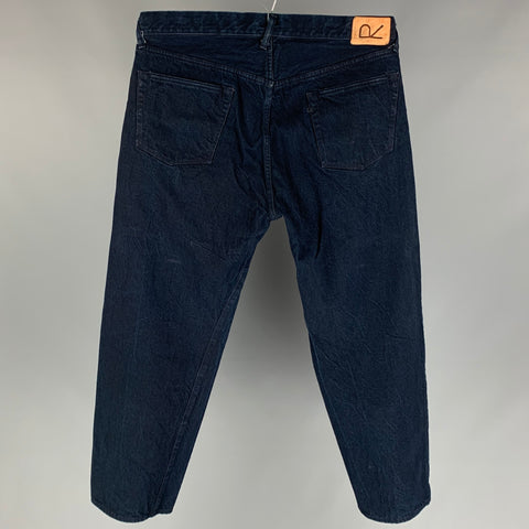 45rpm Size 36 Indigo Denim Button Fly Jeans