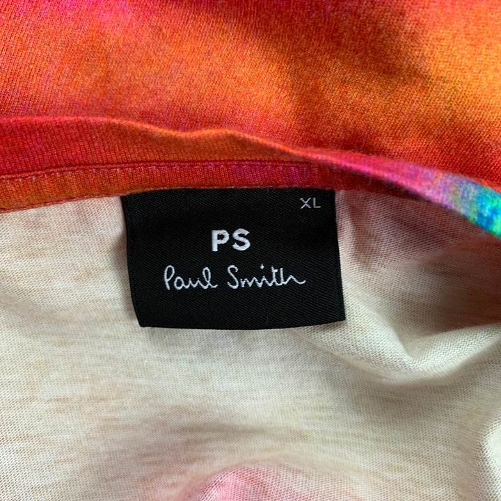 PS by PAUL SMITH Size XL Multi-Color Print Cotton Crew-Neck T-shirt