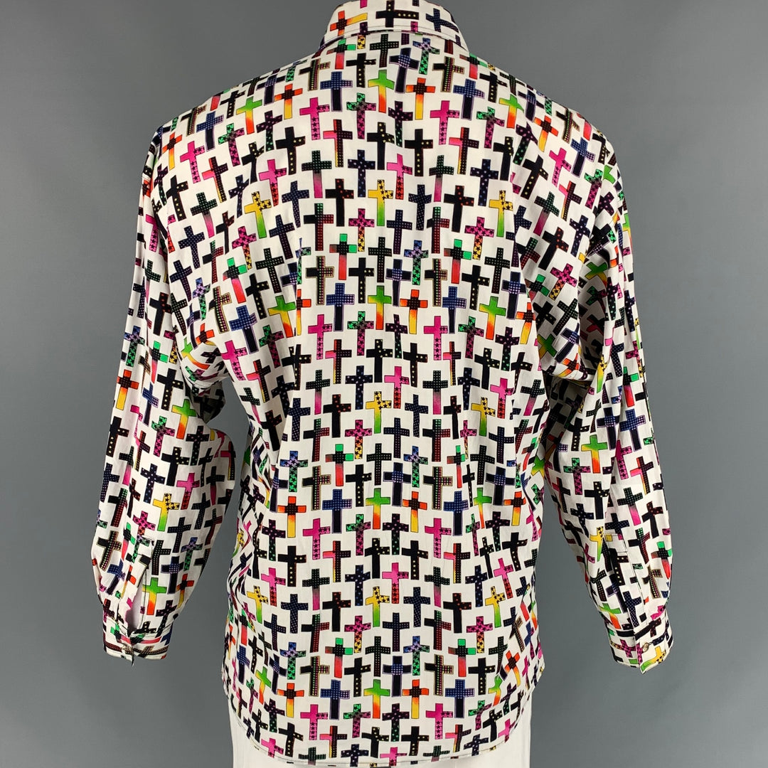 Shirts Versace Jeans Couture Popeline Print Wildflower Shirt Light  Multicolor
