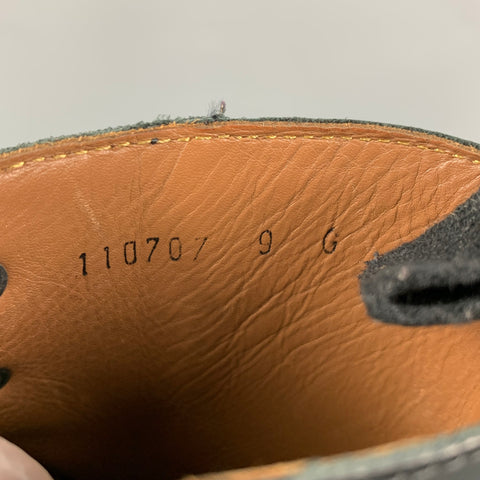GRENSON Bottes de randonnée à lacets en cuir noir taille 10