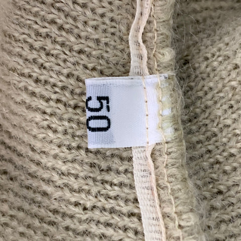 JEAN PAUL GAULTIER Size M Yellow Black Mohair Blend Button Down Cardigan