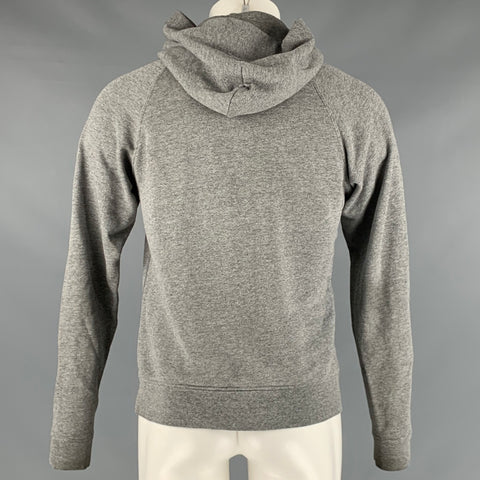JOHN ELLIOTT Taille S Sweat à capuche en coton et polyester gris chiné