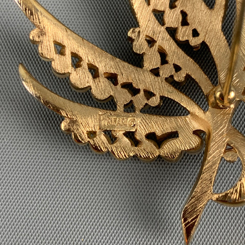 VINTAGE Gold Faux Pearl Brooches & Pins