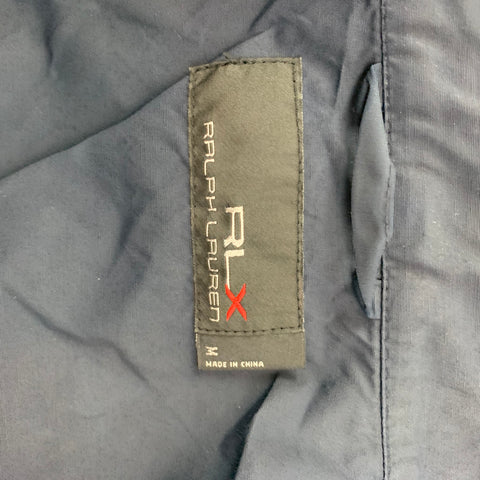 RLX by RALPH LAUREN Size M Navy Nylon Cotton Notch Lapel Jacket
