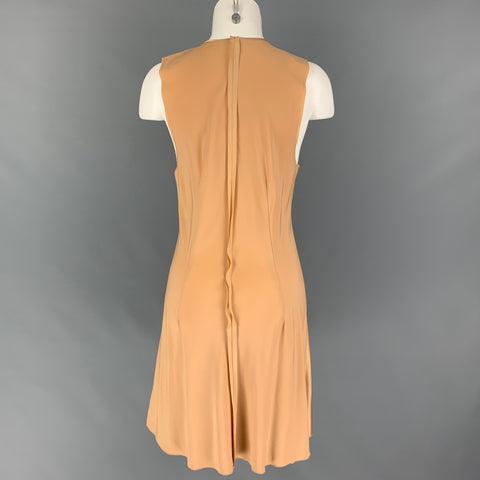ALEXANDER WANG Size 4 Champagne Silk Sleeveless Dress