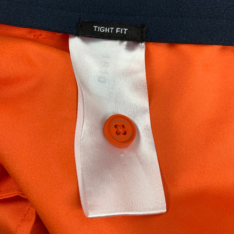 J. LINDEBERG Size 32 Orange Material Zip Fly Dress Pants