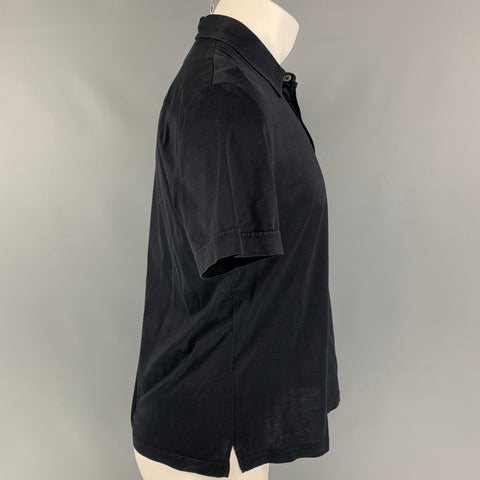 GUCCI Size S Black Patch Pocket Polo
