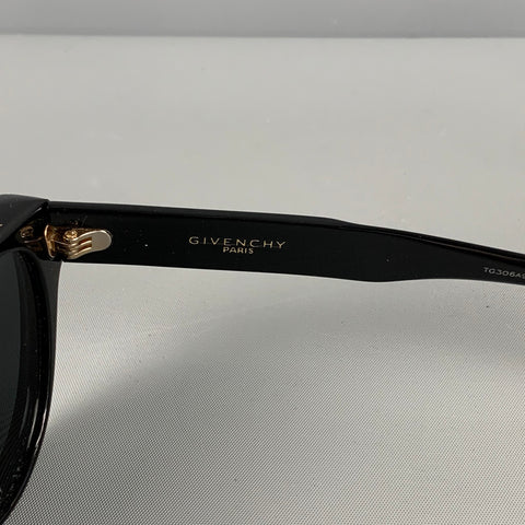 GIVENCHY Black Acetate Cat Eye Sunglasses