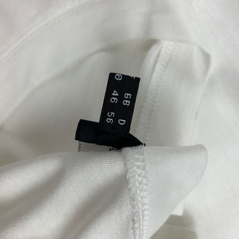 GIORGIO ARMANI Size XL White Cotton Crew-Neck T-shirt