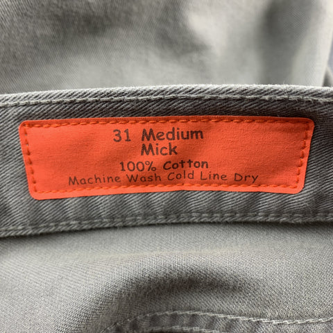JEAN SHOP Size 31 Gray Cotton Zip Fly Jeans