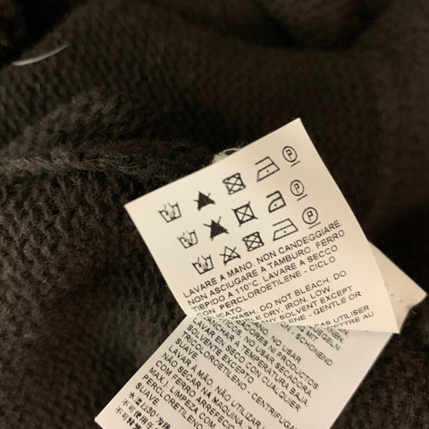 MARNI Size 4 Brown Wool & Cashmere Solid Cardigan