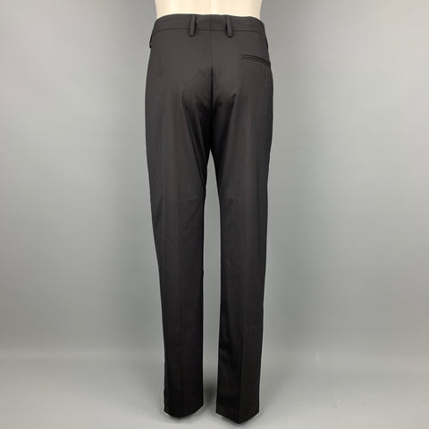 VIVIENNE WESTWOOD MAN James Size 40 Black Wool Notch Lapel Suit