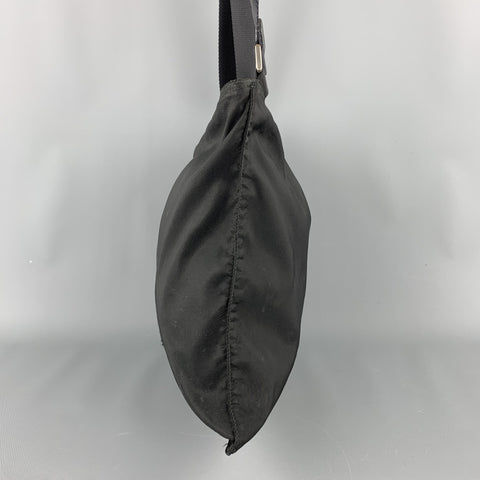 PRADA Black Nylon Cross Body Handbag