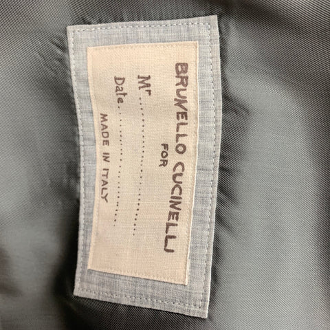 BRUNELLO CUCINELLI Size S Navy Lana Wool Vest