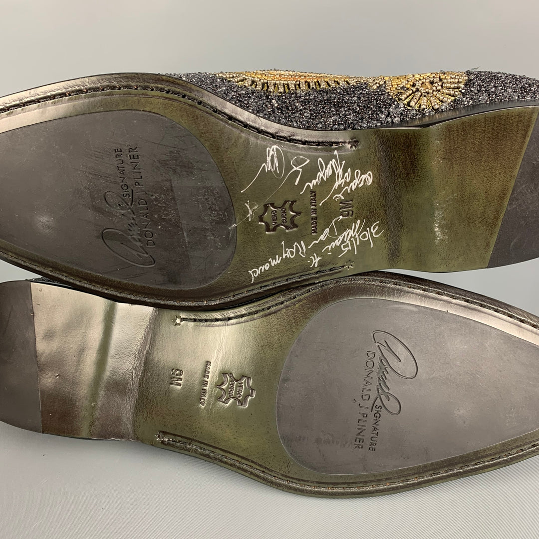 Donald J Pliner Beaded loafer 9M 5ebd28e82bb6f2d36e8f7aa492fb10  main image 4