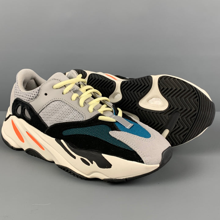 ADIDAS x YEEZY Wave Runner Boost 700 Size 6 Grey Multi-Color Mesh Sneakers