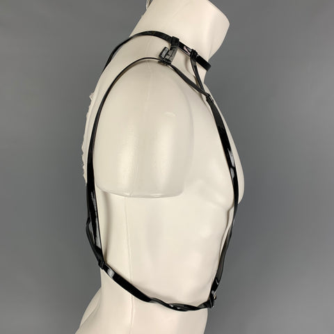 MELITTA BAUMEISTER Size L Black Faux patent leather Harness